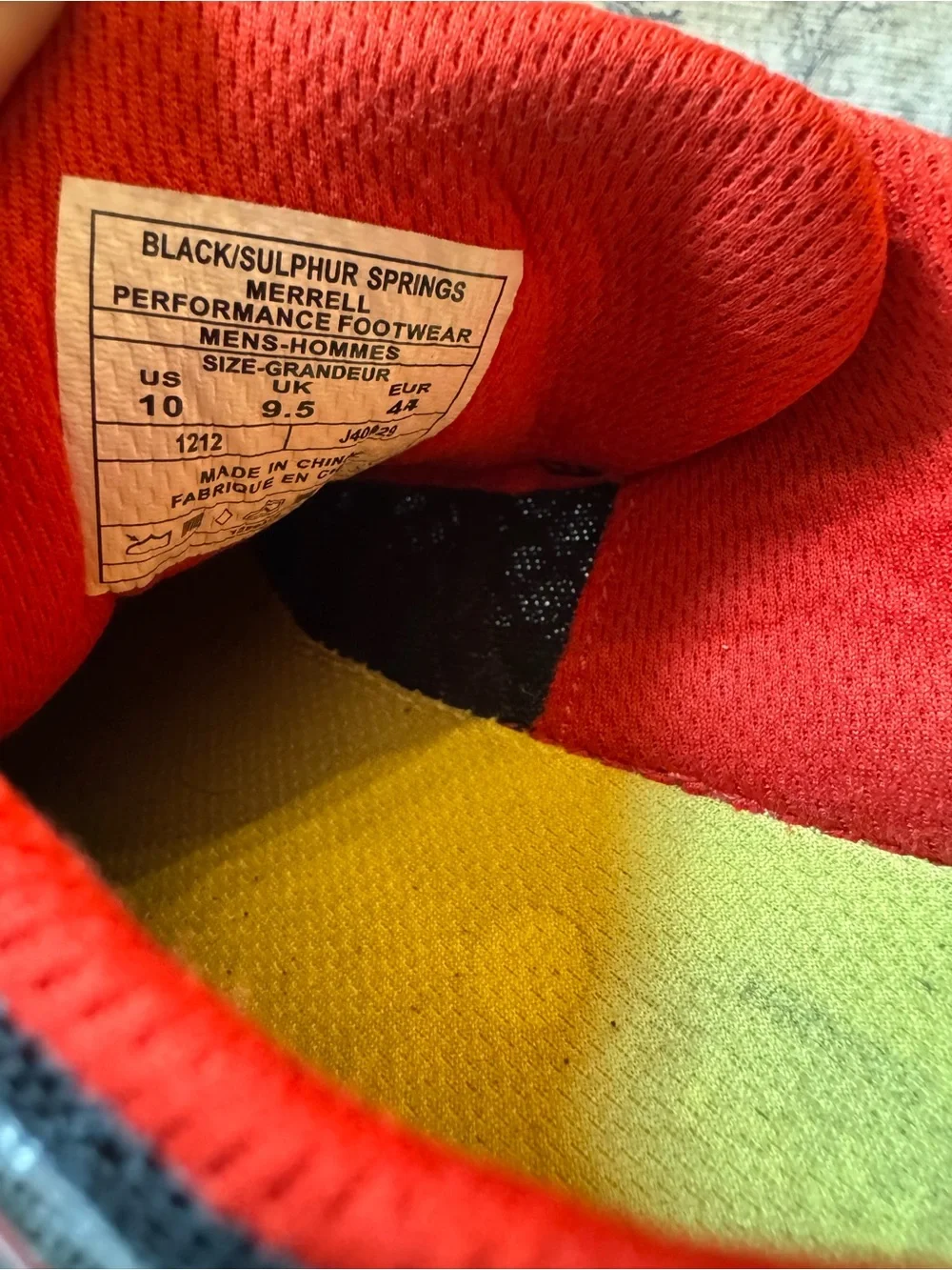 Merrell road glove shoes
